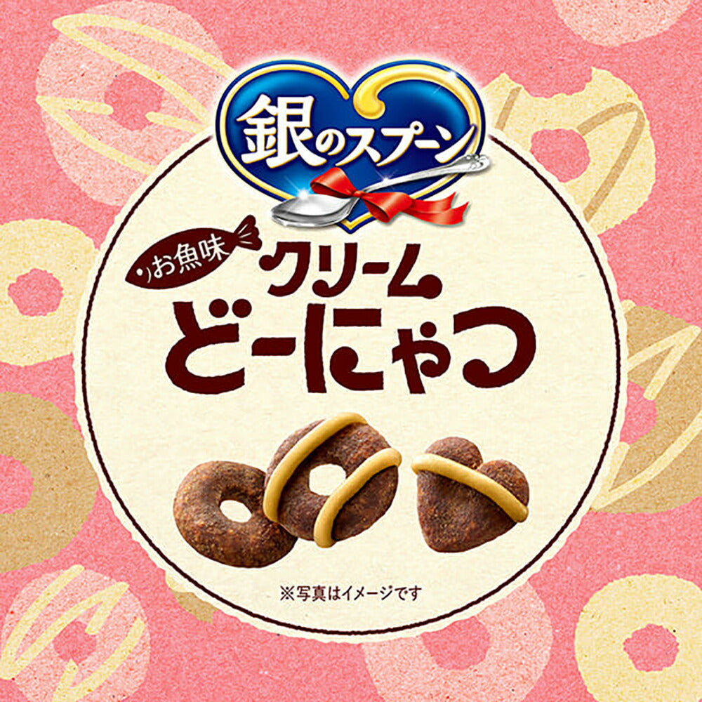 【メール便】【6g×12袋×3袋】ユニ・チャーム 銀のスプーンおやつ お魚味クリームどーにゃつ 2種のアソート成猫用 まぐろ&かつお味 (猫・キャット)