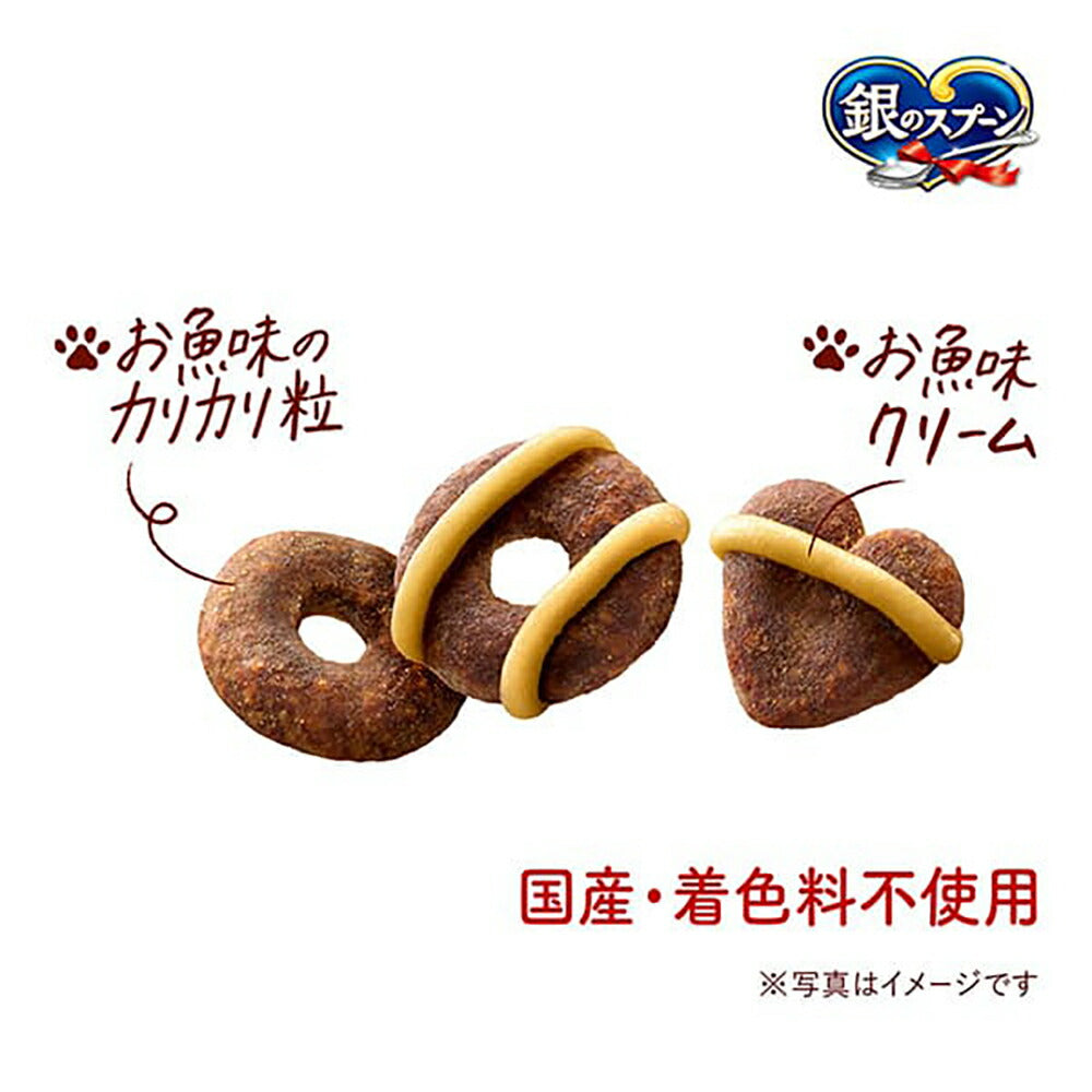 【メール便】【6g×12袋×3袋】ユニ・チャーム 銀のスプーンおやつ お魚味クリームどーにゃつ 2種のアソート成猫用 まぐろ&かつお味 (猫・キャット)