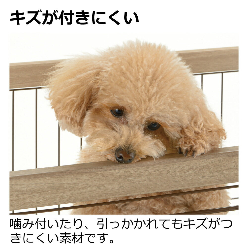 リッチェル アルミフレームペットサークル 90-60 ベージュ (犬・ドッグ)