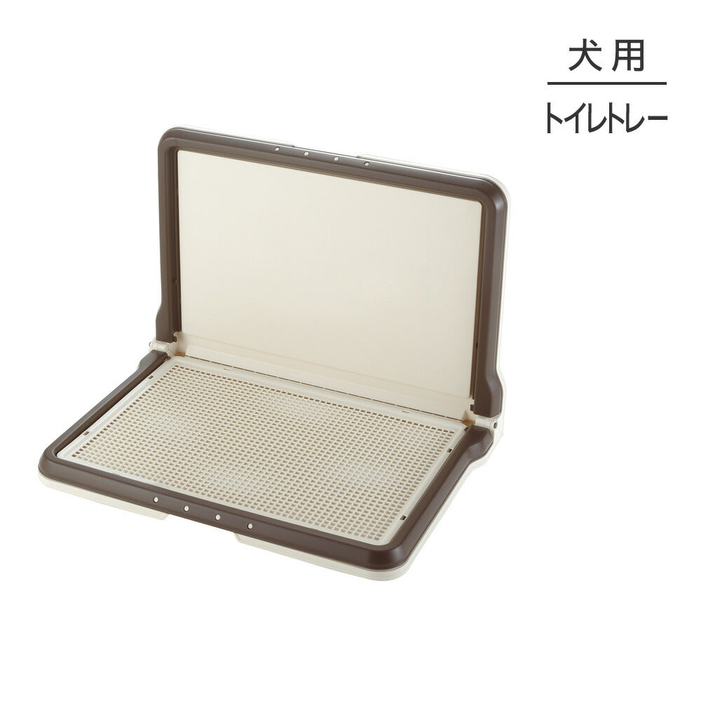 リッチェル しつけ用ステップ L型トレー ワイド ダークブラウン トイレトレー (犬・ドッグ)