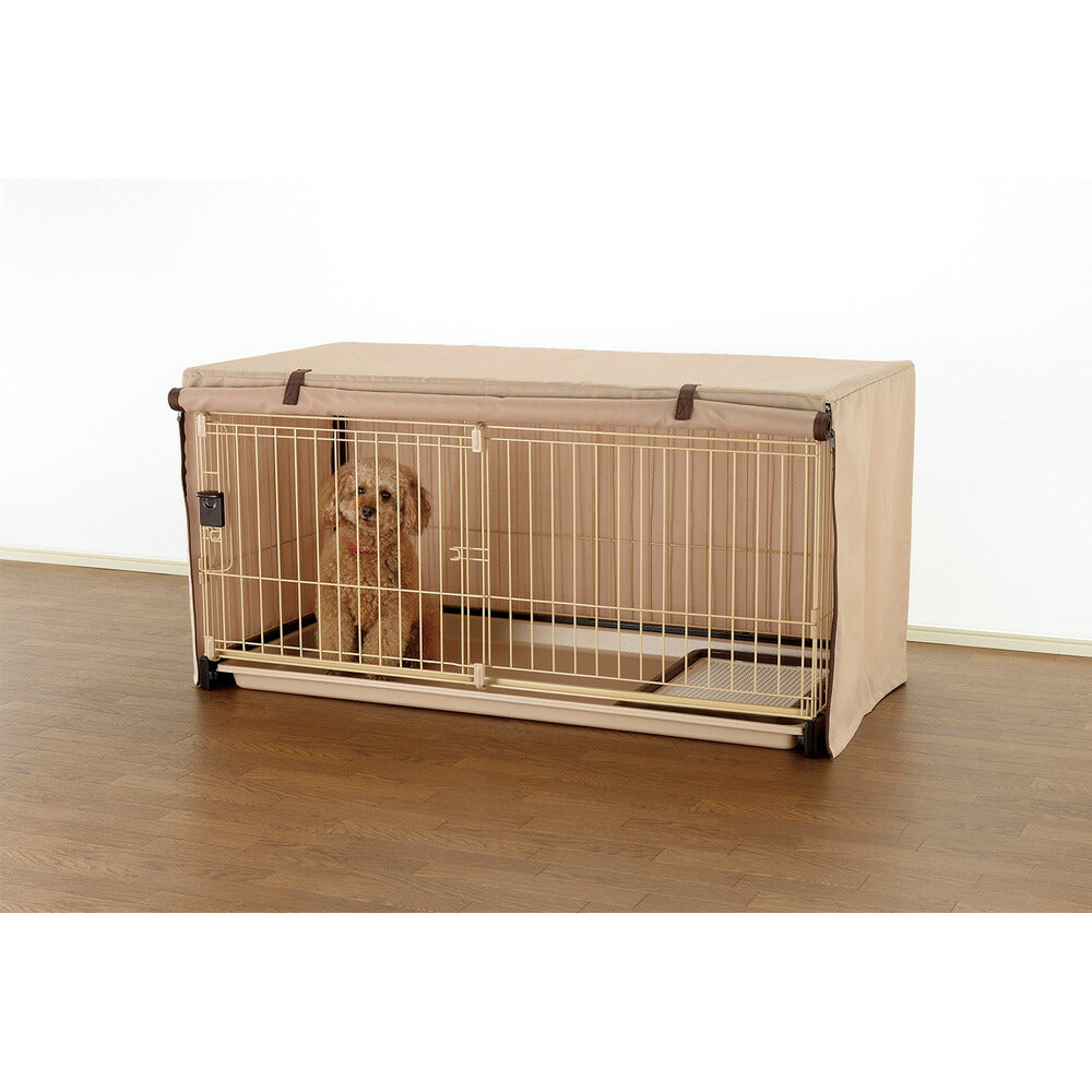 リッチェル ペットサークルカバー 120-60 ブラウン (犬・ドッグ)