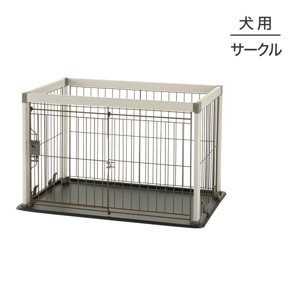 リッチェル アルミフレームペットサークル 90-60 ホワイト (犬・ドッグ)