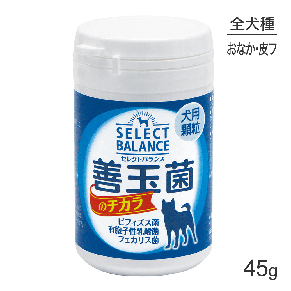 セレクトバランス サプリメント 善玉菌のチカラ 犬用 顆粒 腸活 45g (犬・ドッグ)