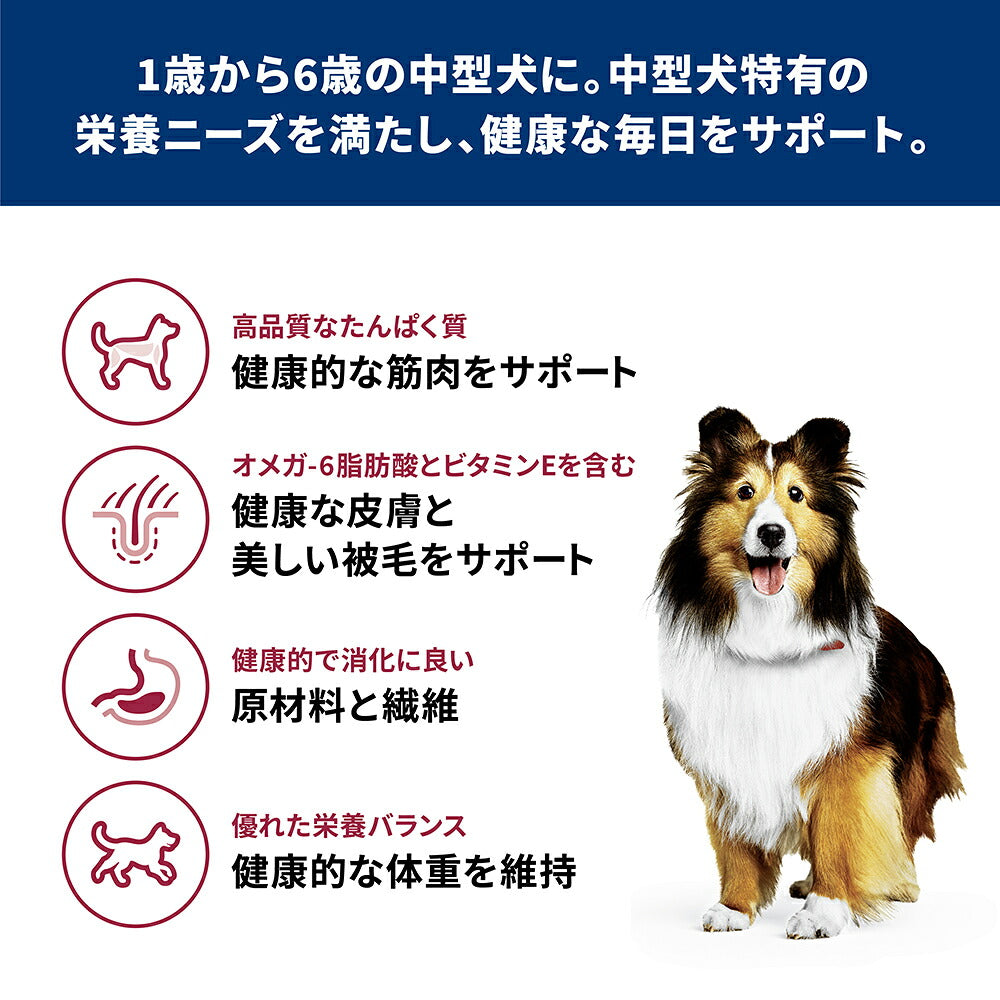 【6.5kg×2袋】ヒルズ サイエンス・ダイエット アダルト 中粒 1~6歳 成犬用 チキン 保存容器おまけ付 (犬・ドッグ)