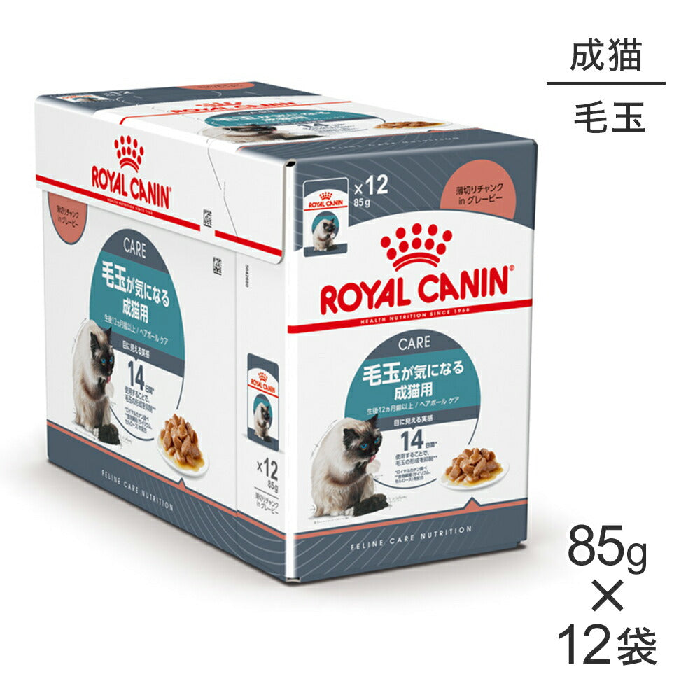  CANIN 毛玉が気になる成猫用 　計40個 フィーライン ケア ニュートリション 【2kg×2袋】ロイヤルカナン FCN