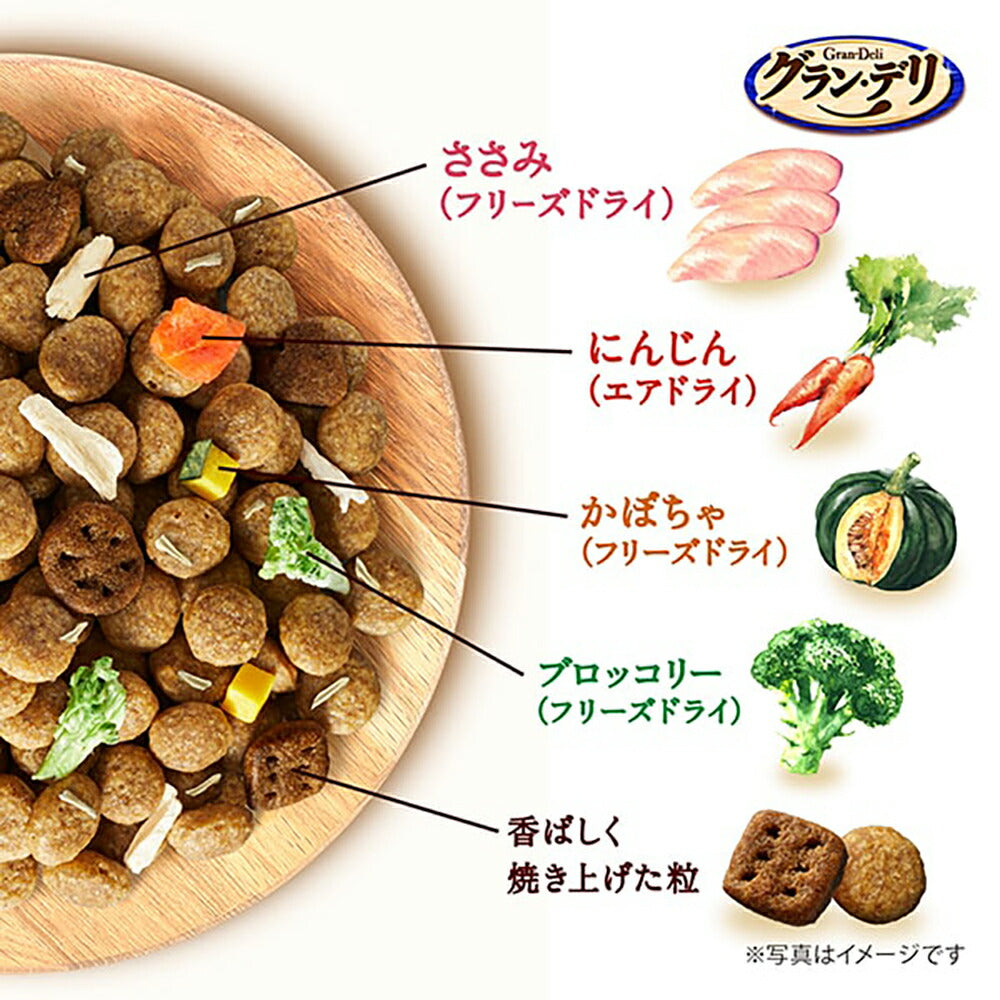 【1kg×2袋】ユニ・チャーム グラン・デリ フレシャス 13歳以上用 チキン&ビーフ入り 小粒 (犬・ドッグ)
