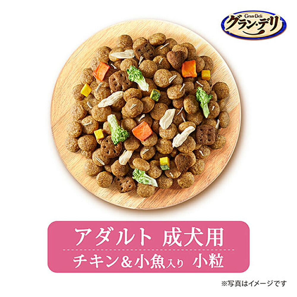 【1kg×4袋】ユニ・チャーム グラン・デリ フレシャス アダルト 成犬用 チキン&小魚入り 小粒 (犬・ドッグ)