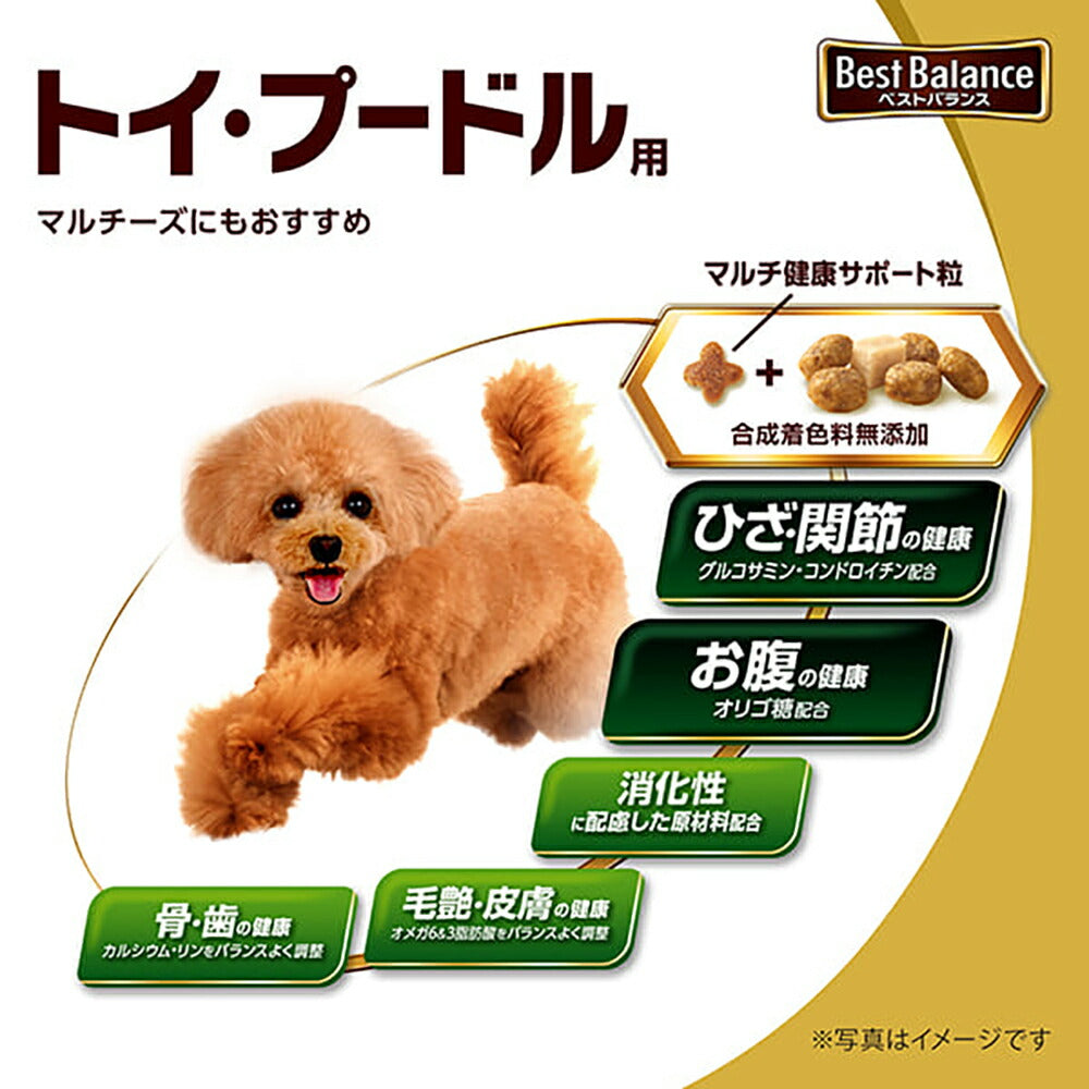 【1.8kg×4袋】ユニ・チャーム ベストバランス カリカリ仕立て トイ・プードル用 成犬用 (犬・ドッグ)
