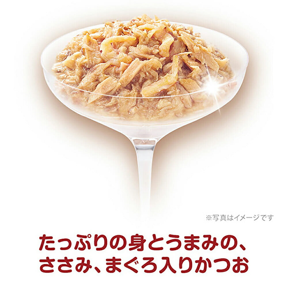 【35g×16袋】ユニ・チャーム 銀のスプーン 三ツ星グルメ パウチ フレーク 成猫用 ささみ・まぐろ入りかつお ウェット (猫・キャット)