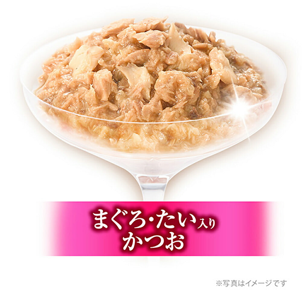 【35g×160袋】ユニ・チャーム 銀のスプーン 三ツ星グルメ パウチ フレーク 成猫用 まぐろ・たい入りかつお ウェット (猫・キャット)