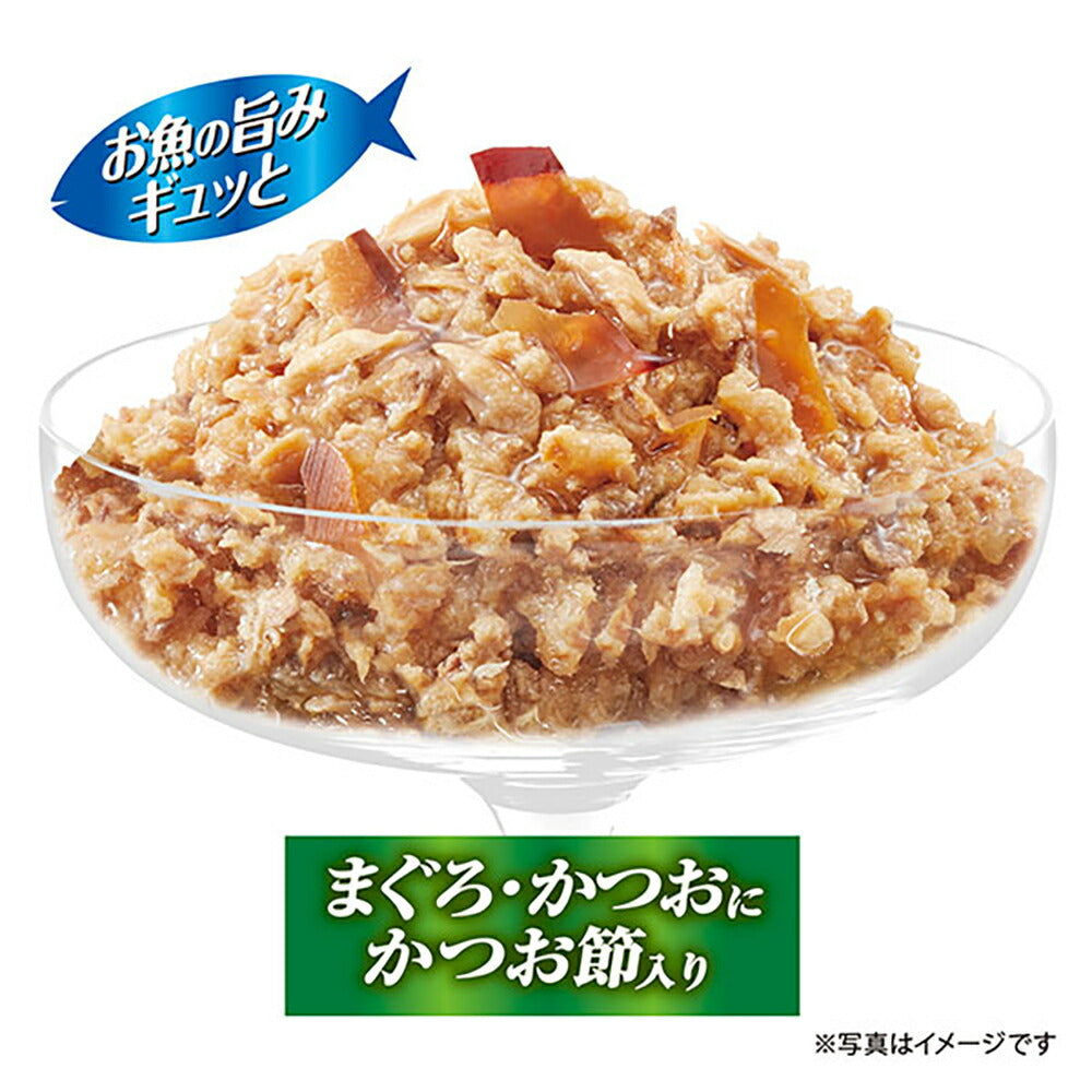 【70g×48缶】ユニ・チャーム 銀のスプーン 缶 13歳頃から まぐろ・かつおにかつお節入り ウェット (猫・キャット)