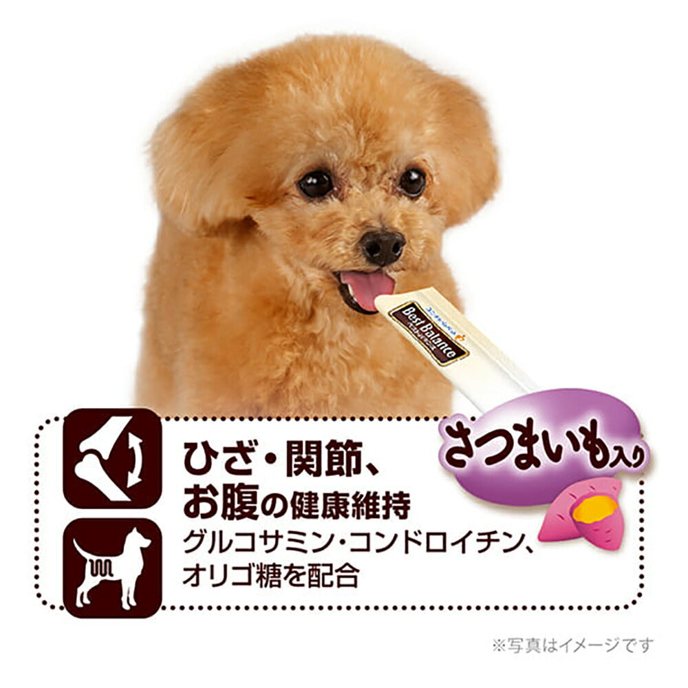 【15g×4本×48袋】ユニ・チャーム ベストバランス おやつ トイ・プードル用 鶏ささみ さつまいも入り (犬・ドッグ)