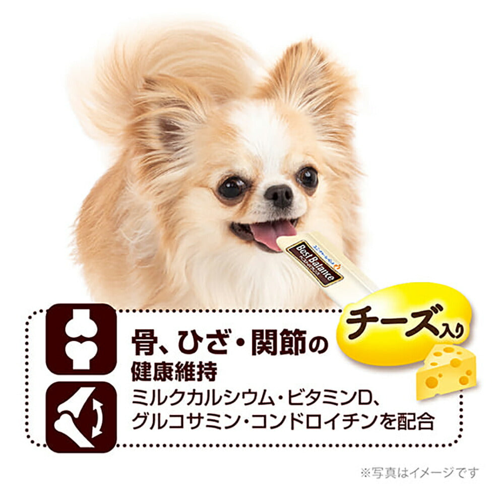 【15g×4本×48袋】ユニ・チャーム ベストバランス おやつ チワワ用 鶏ささみ チーズ入り (犬・ドッグ)