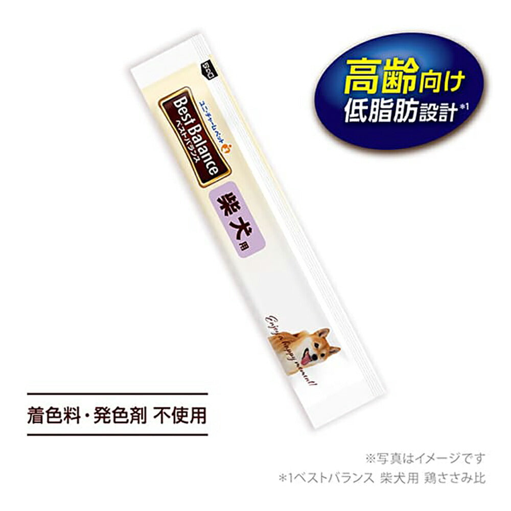【15g×4本×48袋】ユニ・チャーム ベストバランス おやつ 柴犬用 高齢向け 鶏ささみ コラーゲン入り (犬・ドッグ)