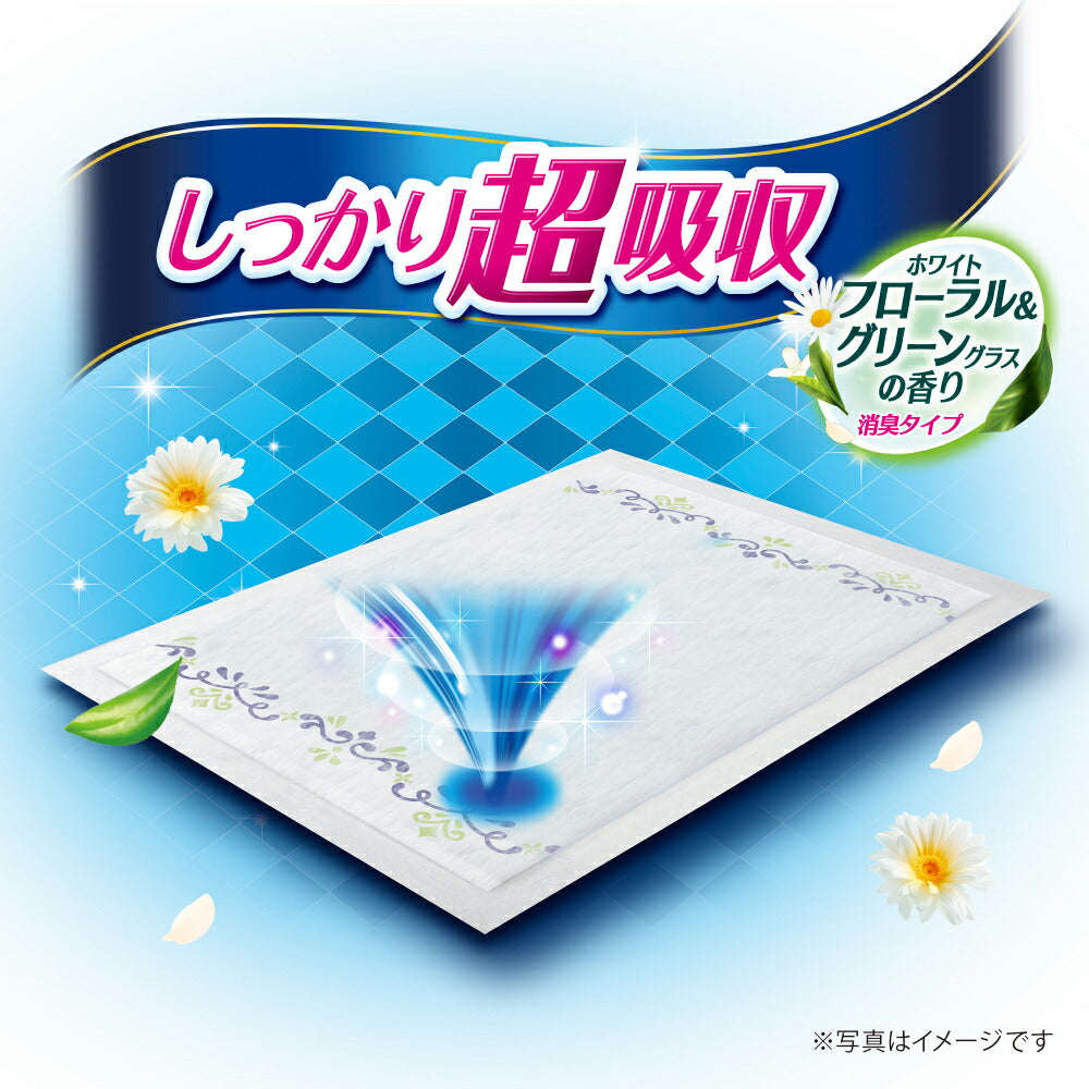 【108枚×4袋】ユニ・チャーム デオシート しっかり超吸収 香り消臭タイプ フローラル&グリーンの香り レギュラー ペットシーツ (犬・ドッグ)