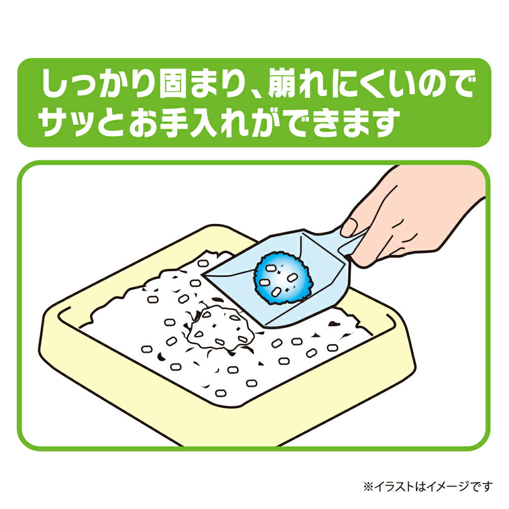 【5L×6袋】ユニ・チャーム デオサンド 香りで消臭する紙砂 ナチュラルグリーンの香り 猫砂 (猫・キャット)