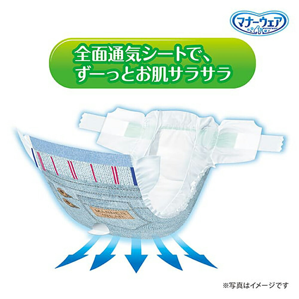 【30枚×4袋】ユニ・チャーム マナーウェア 長時間快適オムツ 男女共用 Sサイズ 小型犬用 (犬・ドッグ)