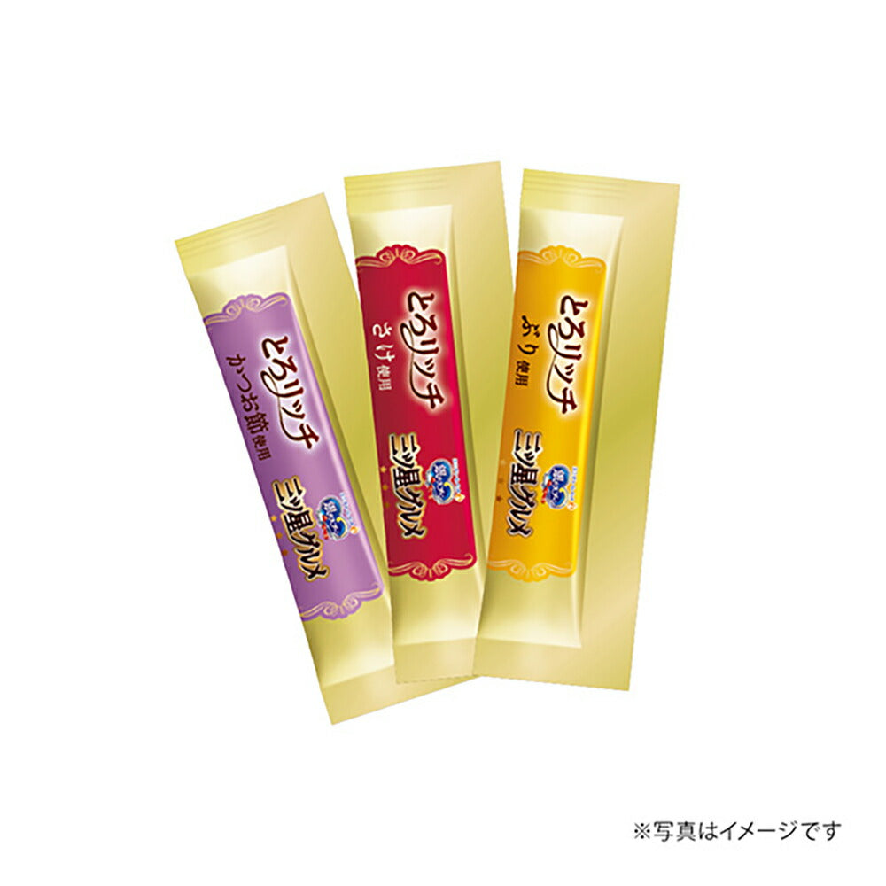 【メール便】【6g×18本×2袋】ユニ・チャーム 銀のスプーン 三ツ星グルメ にっぽんSelect とろリッチ 3種の海の味わいアソート 108g(猫・キャット)