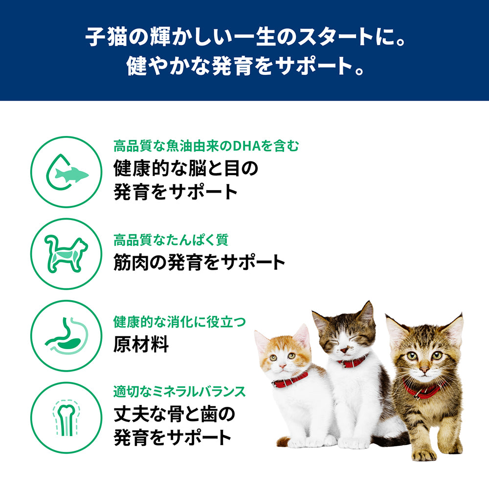 【メール便】【100g×3袋】ヒルズ サイエンス・ダイエット キトン 12ヶ月まで 子猫用/妊娠・授乳期の母猫にも チキン お試し (猫・キャット)