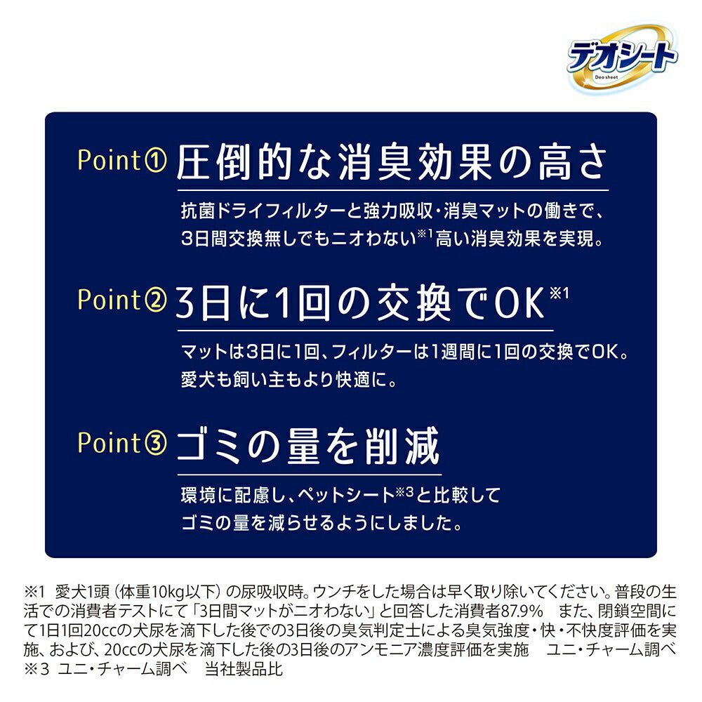ユニ・チャーム デオシート 消臭ラボ トイレシステム 本体セット ワイド (犬・ドッグ)