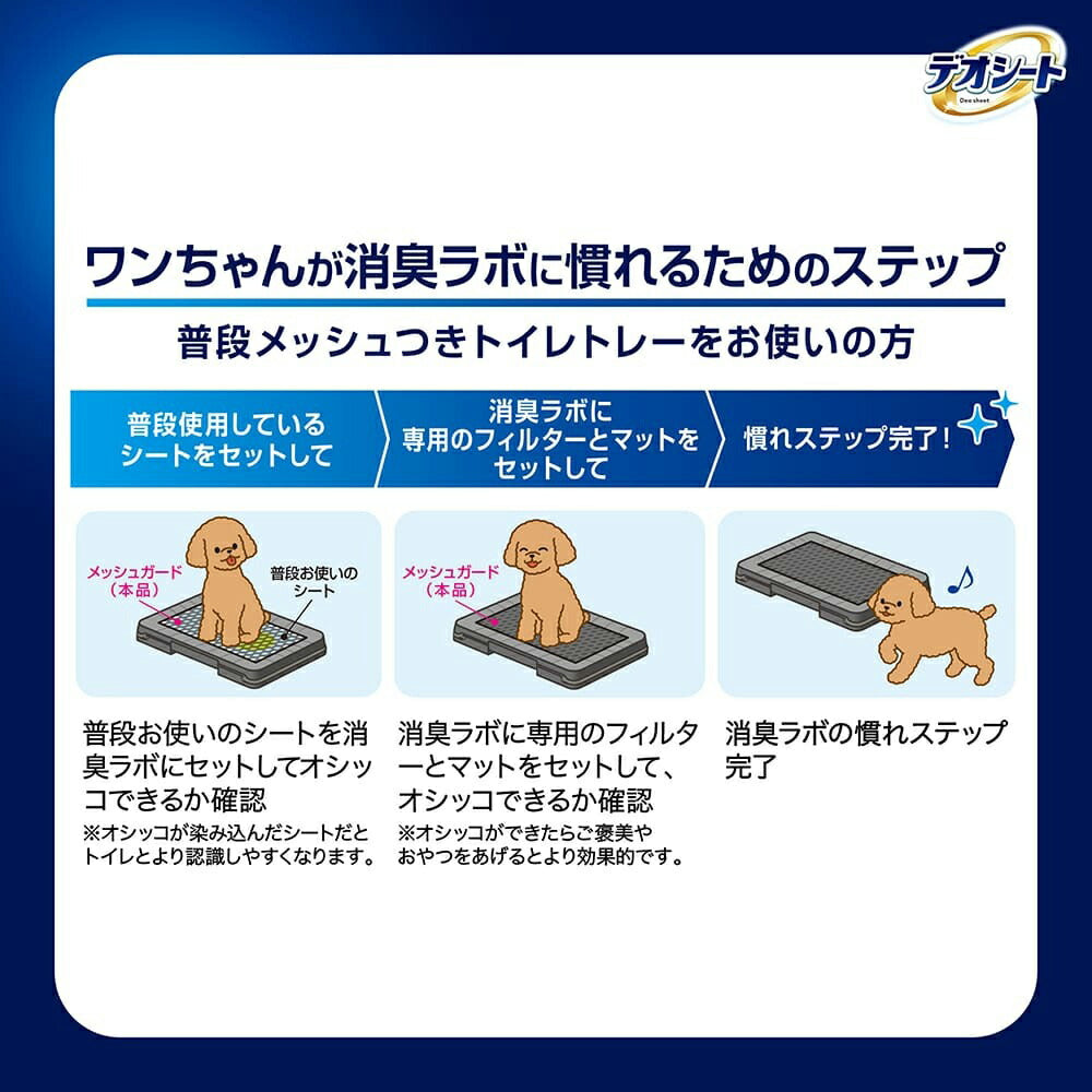 ユニ・チャーム デオシート 消臭ラボ トイレシステム 専用メッシュガード レギュラー 1枚 (犬・ドッグ)