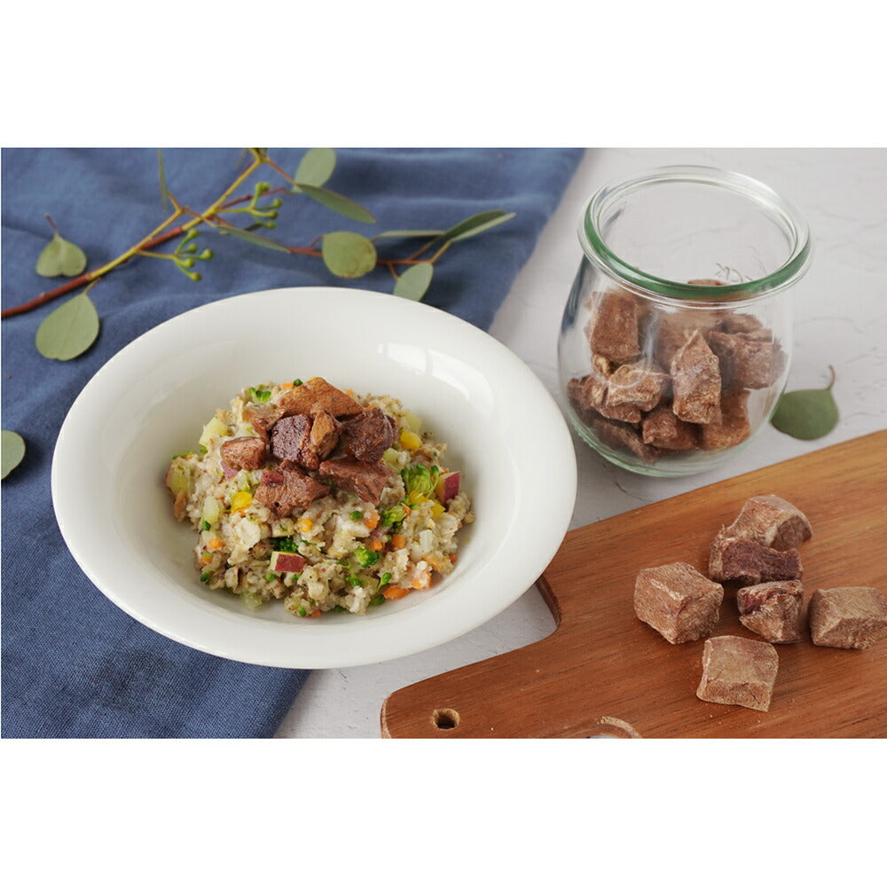 ホワイトフォックス 国産牛レバーのフリーズドライ 無添加 120g (犬猫兼用) white fox