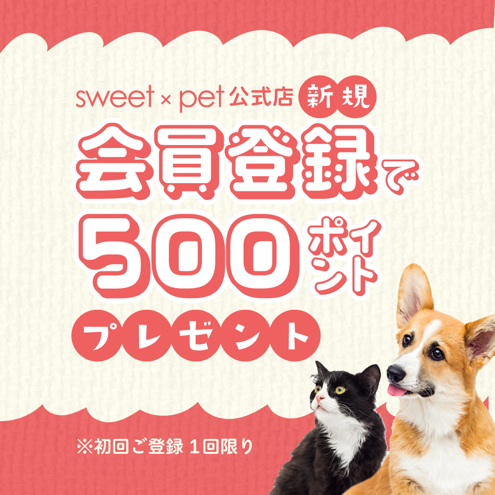 新規会員登録で500ポイントプレゼント！