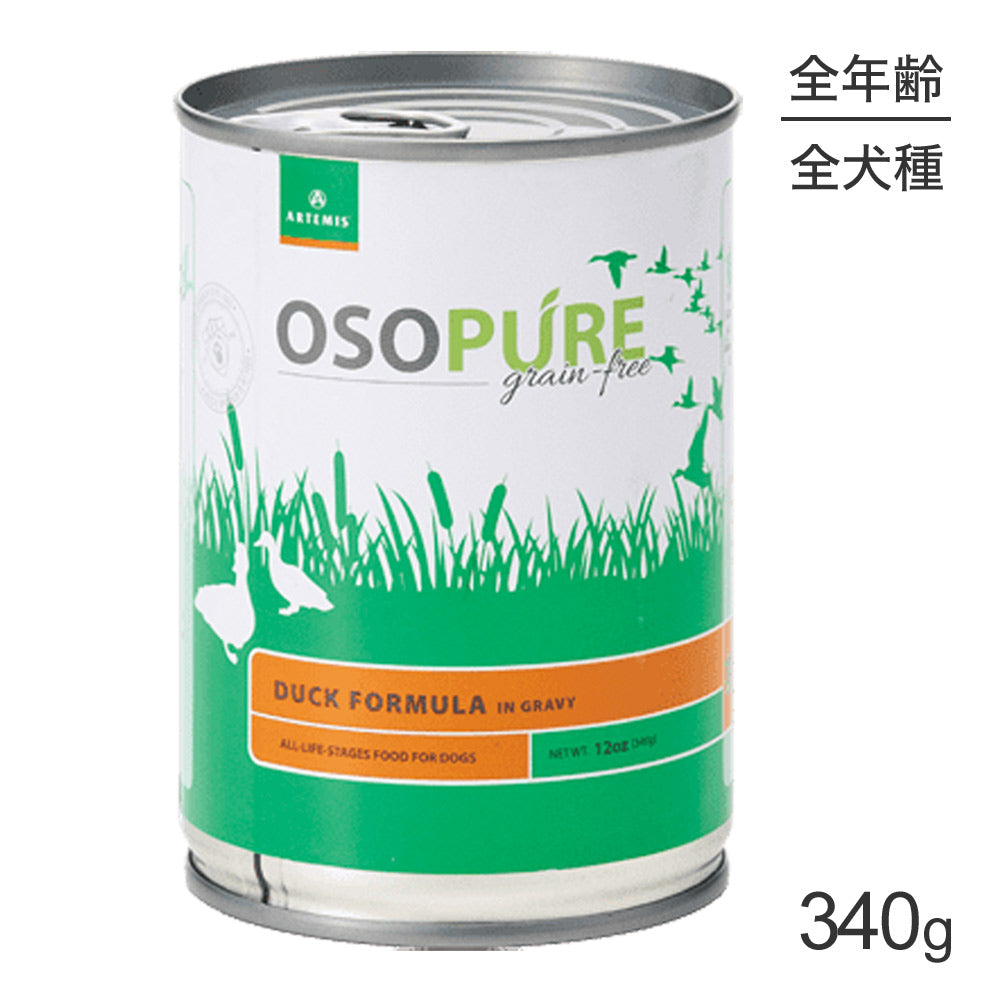 アーテミス ARTEMIS オソピュア ダック缶 全犬種 全年齢 340g (犬・ドッグ)[正規品]