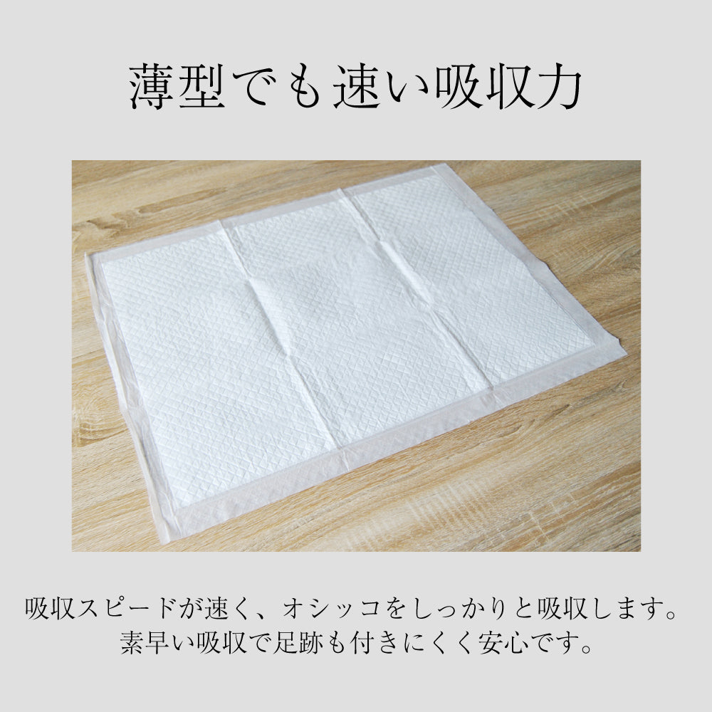 GRAN PETS グランペッツ ペットシーツ ワイド 薄型消臭100枚(犬・ドッグ)