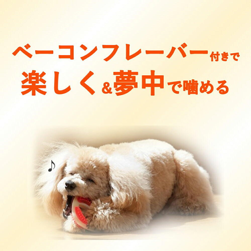 【メール便】ハーツ Hartz チューデント 歯みがきおもちゃ ティーザー ベーコンフレーバー L (犬・ドッグ)[M便 1/2]