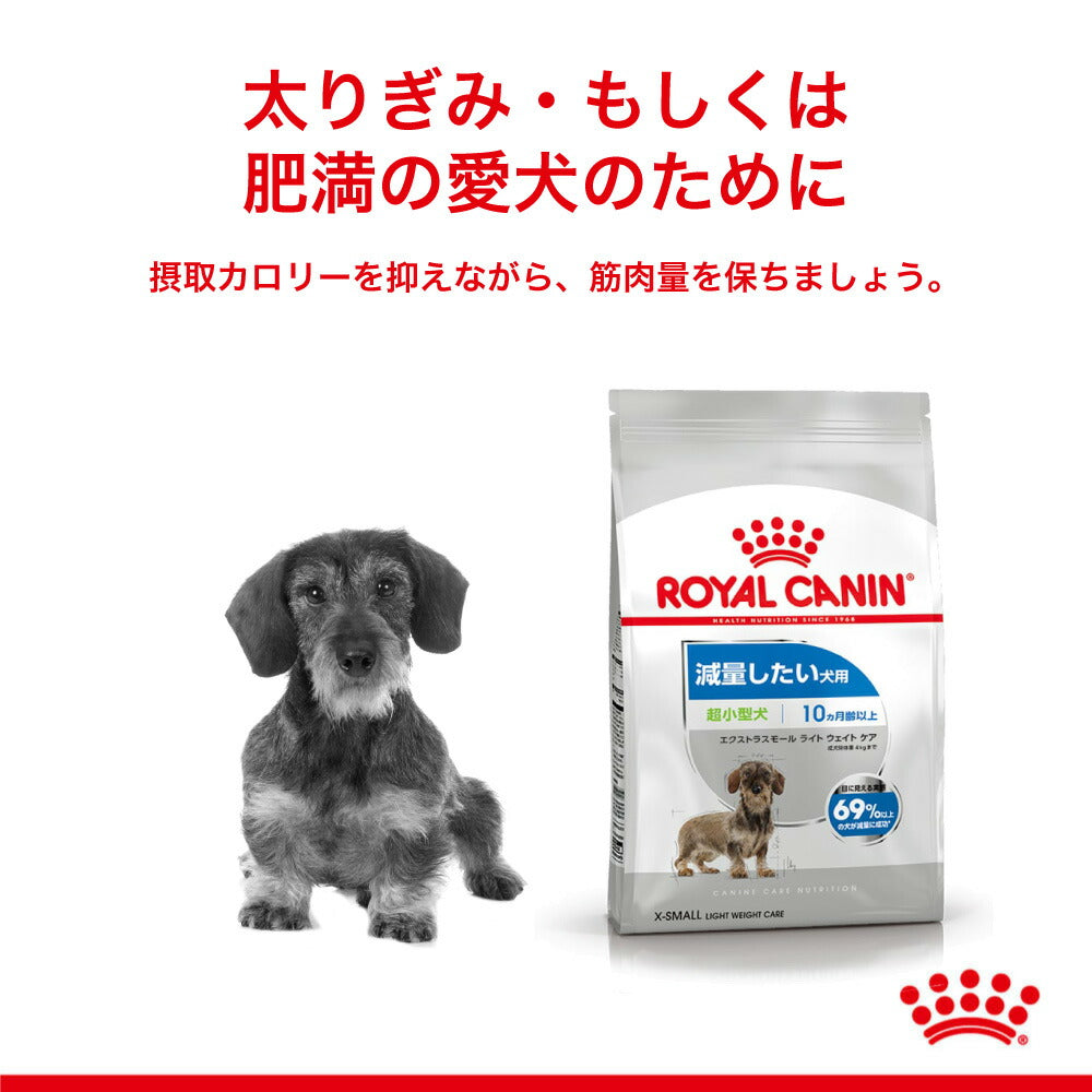 【1.5kg×4袋】ロイヤルカナン CCN エクストラ スモール ライト ウェイト ケア 超小型犬 減量したい犬用 生後10ヵ月齢以上 (犬・ドッグ)[正規品]