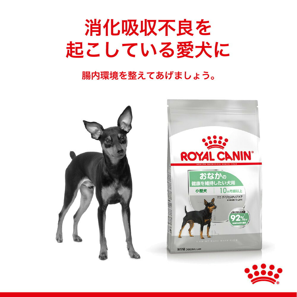 【3kg×3袋】ロイヤルカナン CCN ミニ ダイジェスティブ ケア 小型犬 おなかの健康を維持したい犬用 生後10ヵ月齢以上 (犬・ドッグ)[正規品]