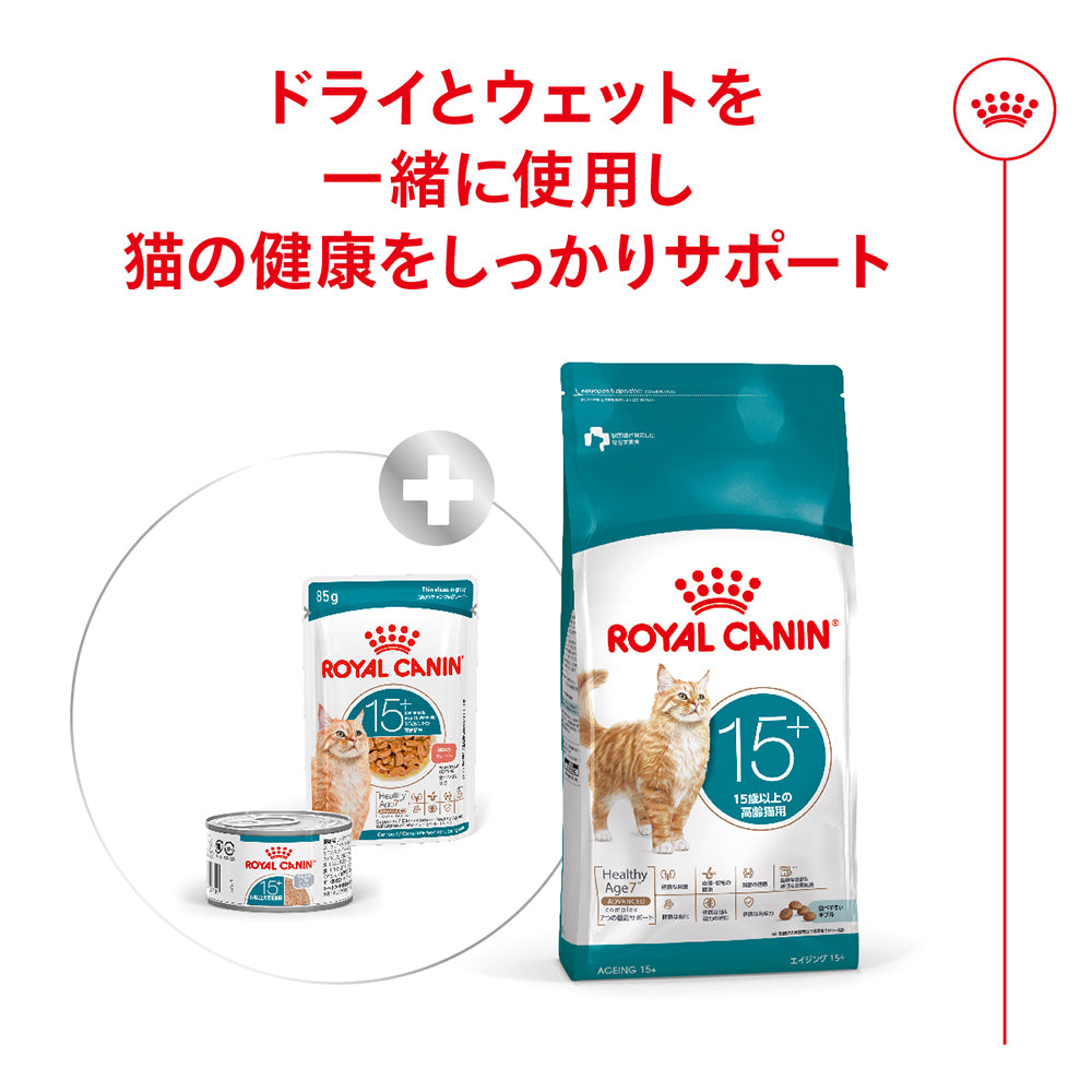【85g×48袋】ロイヤルカナン FHN-WET エイジング 15+ グレービー 高齢猫用 15歳以上 パウチ (猫・キャット)[正規品]