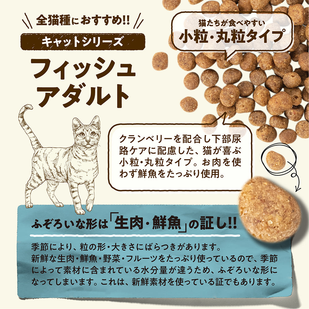 ナウフレッシュ グレインフリー フィッシュアダルトキャット 成猫用 7.25kg (猫・キャット)[正規品] NOW FRESH