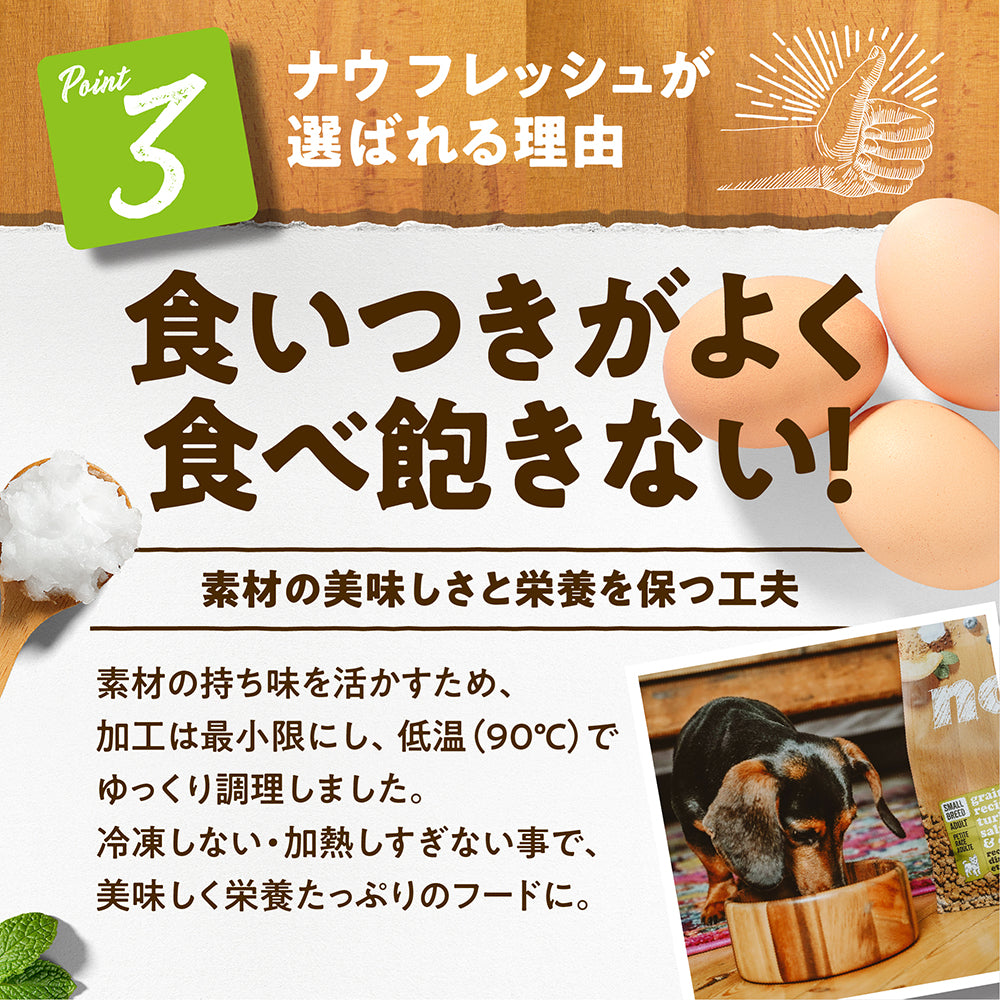 ナウフレッシュ グレインフリー スモールブリード アダルト 小型犬用 成犬用 超小粒 2.3kg (犬・ドッグ)[正規品] NOW FRESH