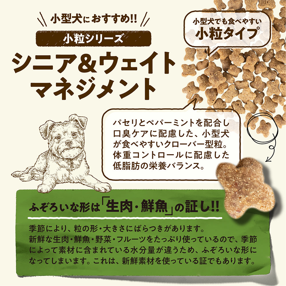ナウフレッシュ グレインフリー シニア＆ウェイトマネジメント 高齢犬用 体重コントロール用 5.44kg (犬・ドッグ)[正規品] NOW FRESH