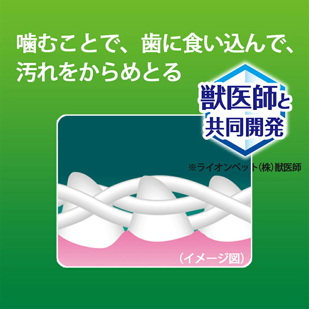 【メール便】ライオン PETKISS 食後の歯みがきガム 子犬用 10本 (犬・ドッグ)[M便 1/8]