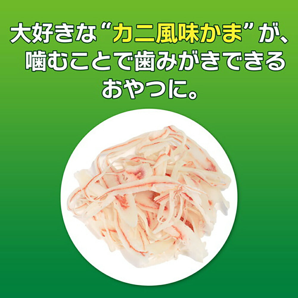 【メール便】ライオン PETKISS 猫ちゃんの歯みがきおやつ カニ風味かま 15g (猫・キャット)[M便 1/10]