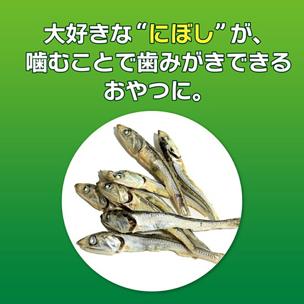 【メール便】ライオン PETKISS 猫ちゃんの歯みがきおやつ にぼし 12g (猫・キャット)[M便 1/6]