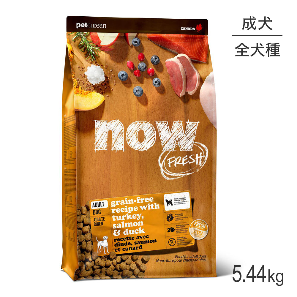 ナウフレッシュ グレインフリー アダルト 成犬用 5.44kg (犬・ドッグ)[正規品] NOW FRESH