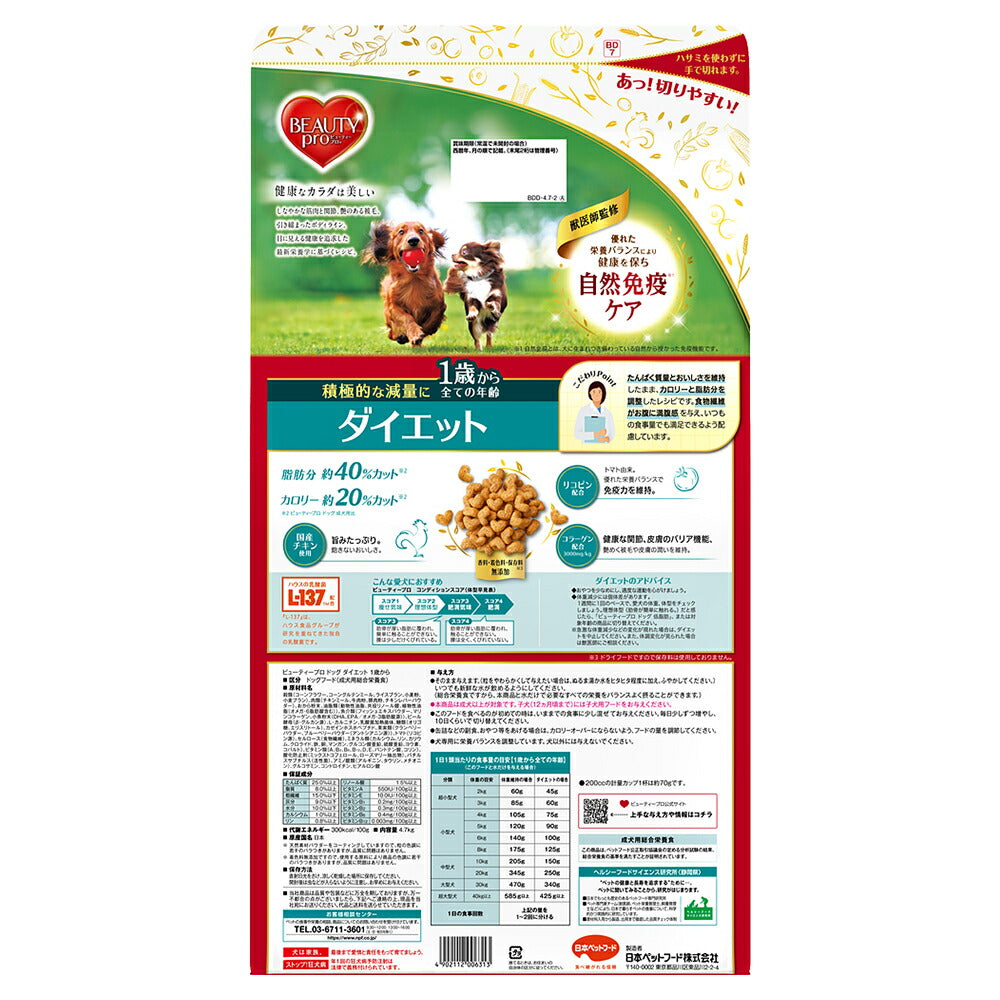 ビューティープロ ドッグ ダイエット 1歳から 4.7kg (犬・ドッグ)