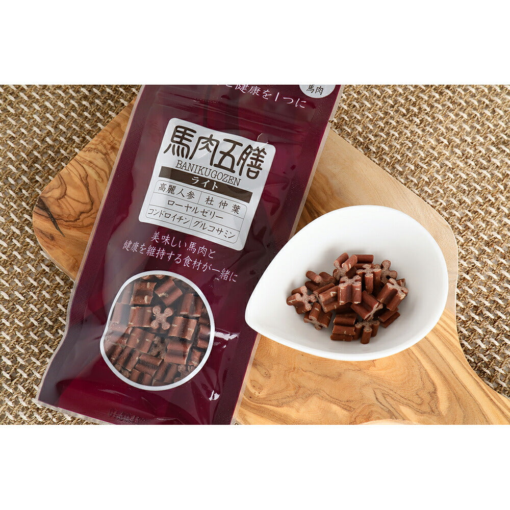 【メール便】オリエント商会 馬肉五膳 ライト 200g (犬・ドッグ)[M便 1/3]