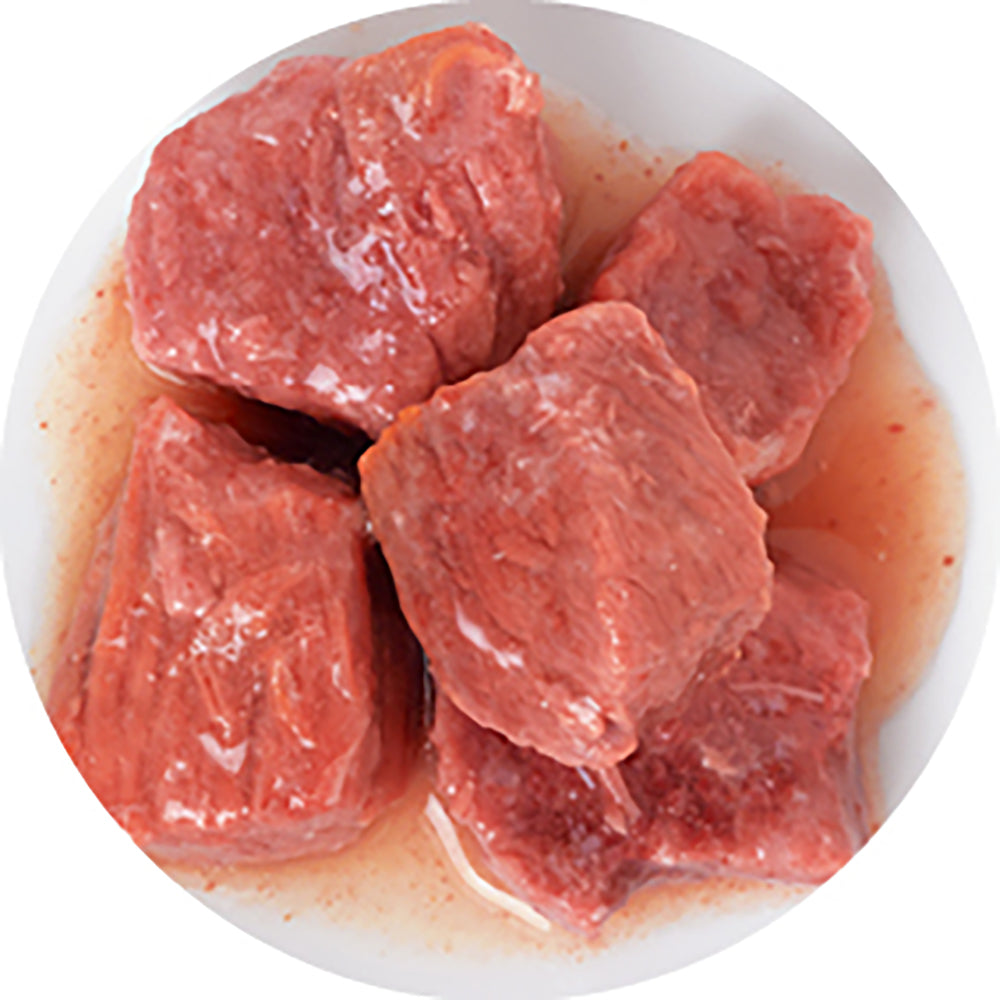 ペットライン ごちそうタイム 牛肉角切り 缶 ウェット 80g (犬・ドッグ)[単品][単品]