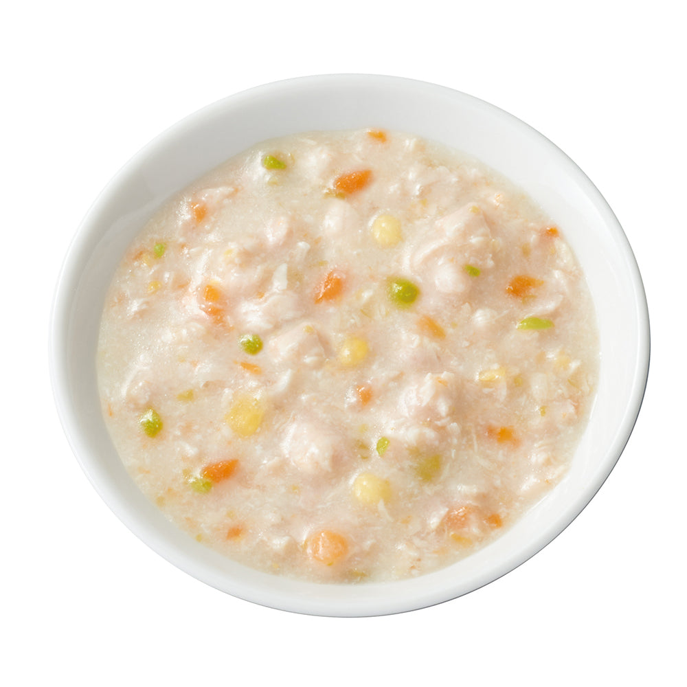 【メール便】ペットライン ごちそうタイム ポケットパック 鶏むね肉とささみ・3種の野菜スープ ウェット 100g(25g×4個) (犬・ドッグ)[単品][M便 1/1][単品]