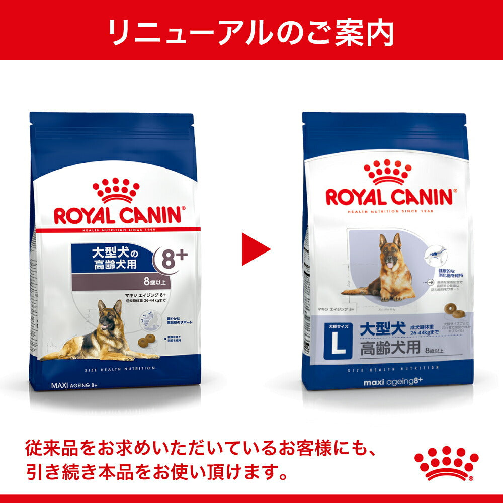 ロイヤルカナン SHN マキシ エイジング 8＋ 大型犬 高齢犬用 8歳以上 15kg (犬・ドッグ)[正規品]