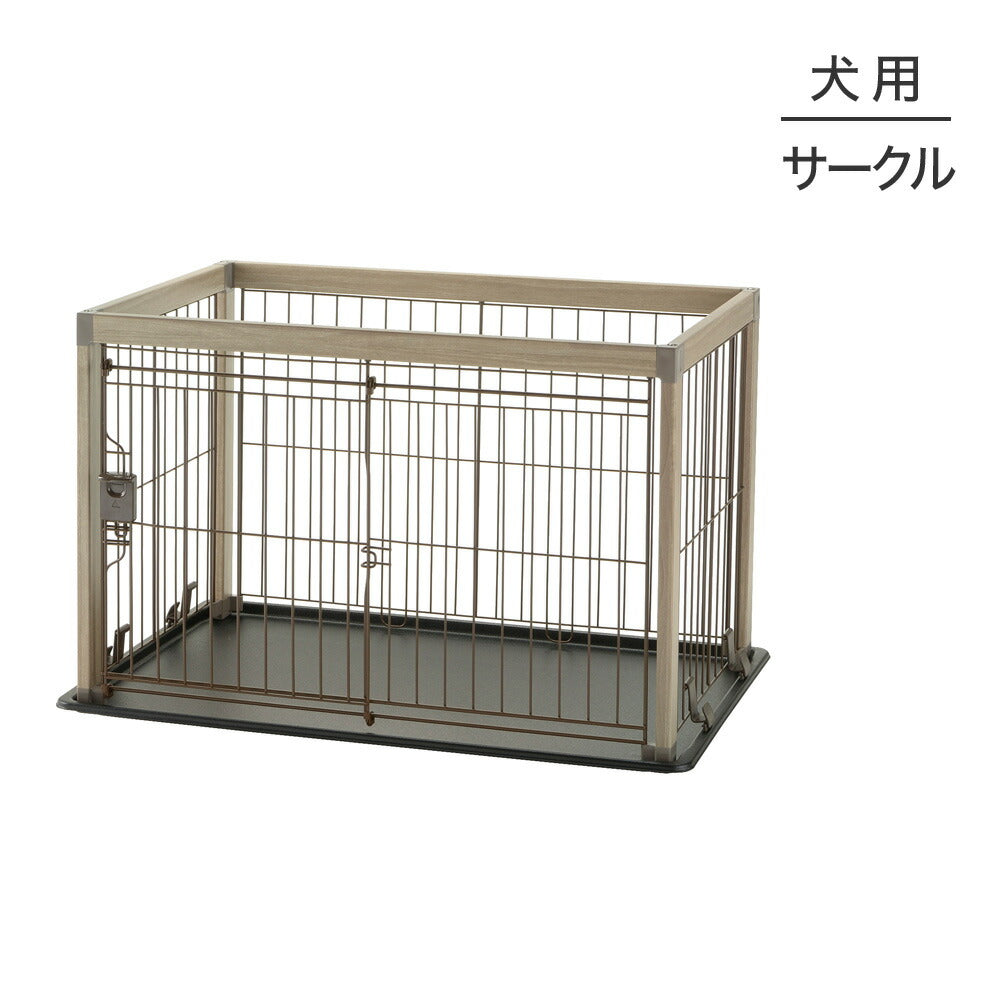 リッチェル アルミフレームペットサークル 90－60 ベージュ (犬・ドッグ)