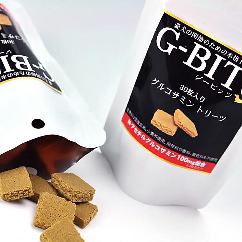 【メール便】サンユー研究所 G-BITS ジービッツ グルコサミントリーツ 75g 約30枚入り (犬・ドッグ)[M便 1/2]