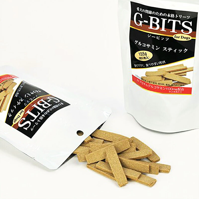【メール便】サンユー研究所 G-BITS ジービッツ グルコサミンスティック 75g 約30枚入り (犬・ドッグ)[M便 1/2]