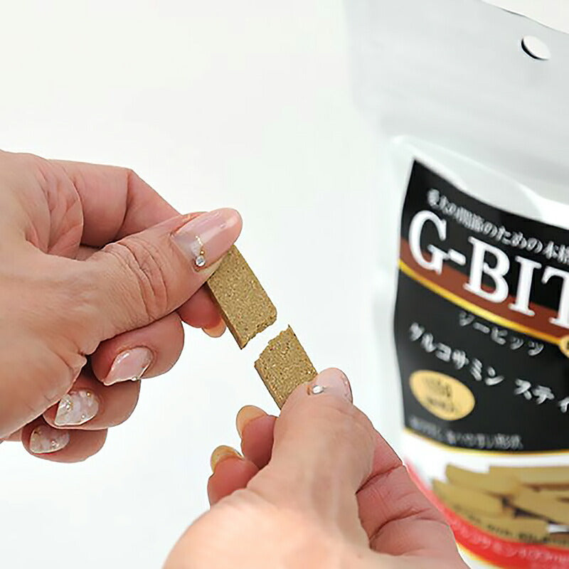 【メール便】サンユー研究所 G-BITS ジービッツ グルコサミンスティック 75g 約30枚入り (犬・ドッグ)[M便 1/2]