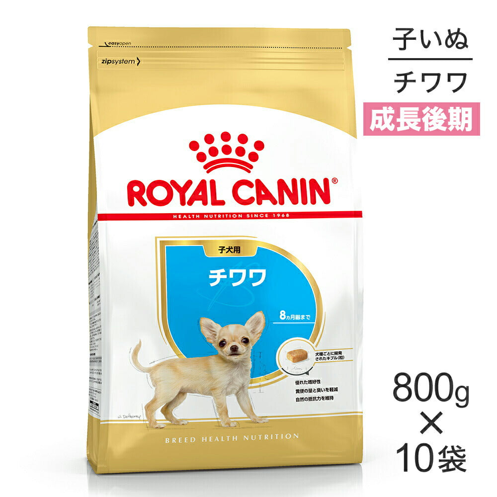 【800g×10袋】ロイヤルカナン BHN チワワ 子犬用 生後8ヵ月齢まで (犬・ドッグ)[正規品]